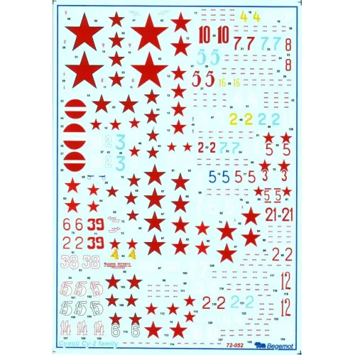 Декалі Декаль для самолета Сухой Су-2 (BD72052) Масштаб: 1:72