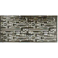 Фототравление: Немецкое ручное оружие (Kar.98, P-08, P-38, MP-38, MP-44), 2 МВ 1:72