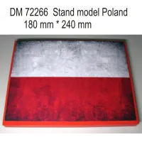 Подставка для моделей авиации. Тема: Польша (240x180 мм) 1:72