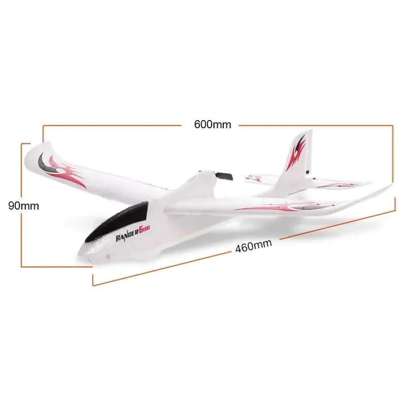 Модель самолета на радиоуправлении VolantexRC Ranger 600 с Wi-Fi камерой 600мм RTF