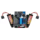 Монстр-трак Автомобиль Traxxas E-Revo VXL Brushless Monster 1:16 RTR 328 мм 4WD TSM 2,4 ГГц (71076-3 Blue)