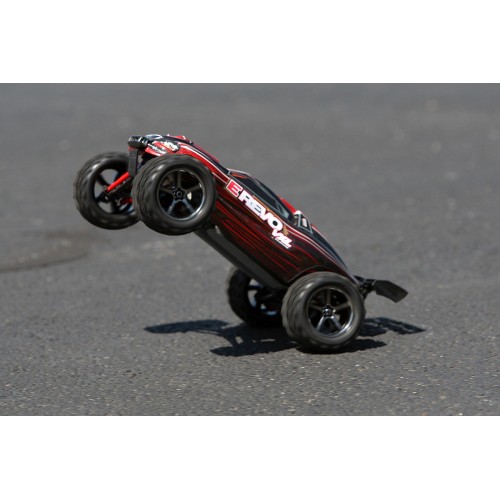 Монстр-трак Автомобиль Traxxas E-Revo VXL Brushless Monster 1:16 RTR 328 мм 4WD TSM 2,4 ГГц (71076-3 Blue)