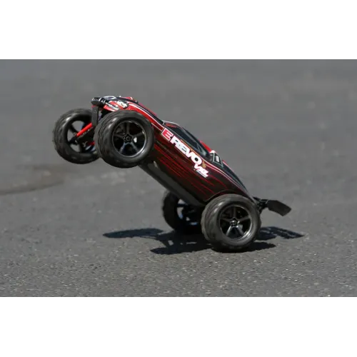 Монстр-трак Автомобиль Traxxas E-Revo VXL Brushless Monster 1:16 RTR 328 мм 4WD TSM 2,4 ГГц (71076-3 Blue)