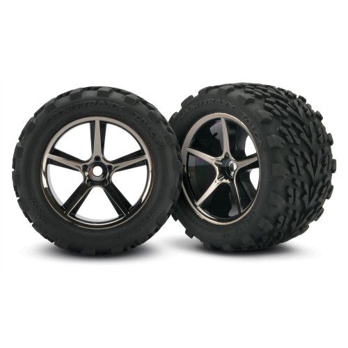 Монстр-трак Автомобиль Traxxas E-Revo VXL Brushless Monster 1:16 RTR 328 мм 4WD TSM 2,4 ГГц (71076-3 Blue)