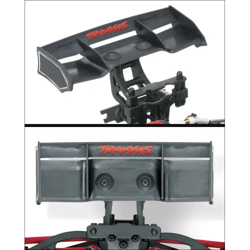 Монстр-трак Автомобиль Traxxas E-Revo VXL Brushless Monster 1:16 RTR 328 мм 4WD TSM 2,4 ГГц (71076-3 Blue)