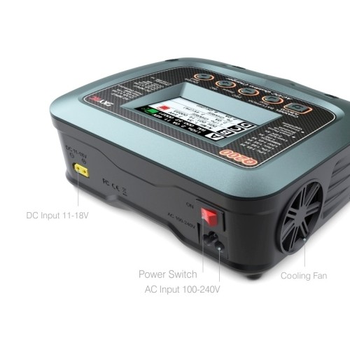 С блоком питания Зарядное устройство кватро SkyRC Q200 10A 200W/300W с/БП универсальное (SK-100104)