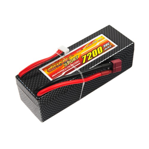 Аккумуляторы 11,1 V LiPo Аккумулятор Dinogy Li-Pol 7200mAh 11.1V 3S 30C Hardcase 41x46x138мм T-Plug