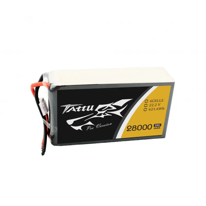 Аккумулятор Tattu LiPO 22,2 В 28000 мАч 6S 25C (TA-25C-28000-6S1P)