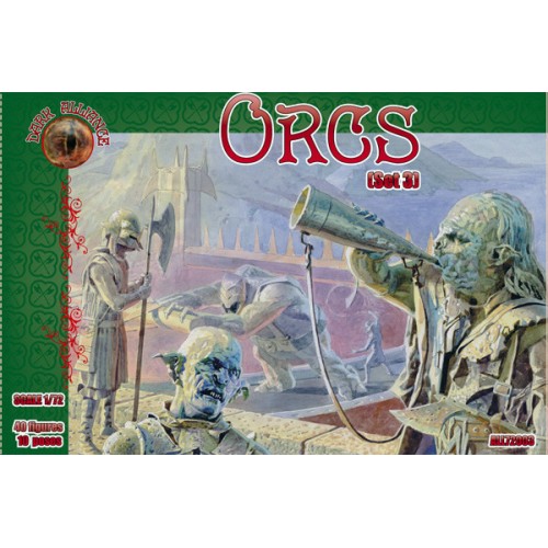 Фигуры и миниатюры ORCS (set 3) 1:72