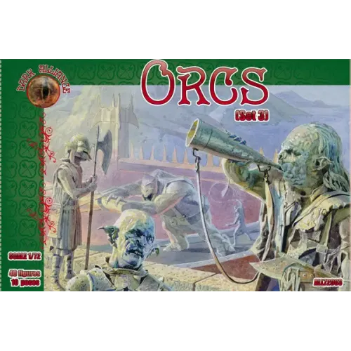 Фигуры и миниатюры ORCS (set 3) 1:72