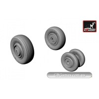Колеса для МиГ-23 С,М,МС,У,УБ (AR-AW48010) Масштаб:  1:48
