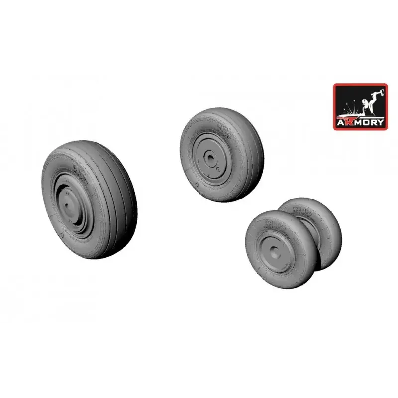 Колеса для МиГ-23 С,М,МС,У,УБ (AR-AW48010) Масштаб: 1:48