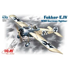 Немецкий истребитель Fokker E-IV 1:72