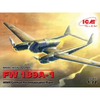 Німецький літак-розвідник Fw 189A-1 1:72