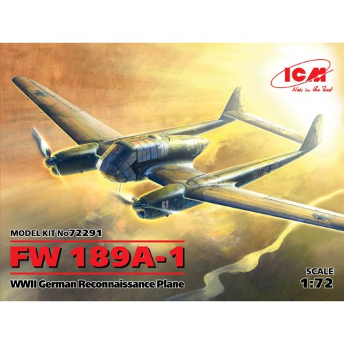 Літаки Німецький літак-розвідник Fw 189A-1 1:72