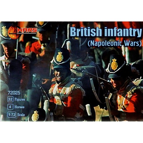 Фигуры и миниатюры British infantry, Napoleonic Wars 1:72