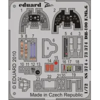 Фототравлення 1/72 DH-100 Вампір F.Mk.6 (кольорова, рекомендовано для Amodel) 1:72