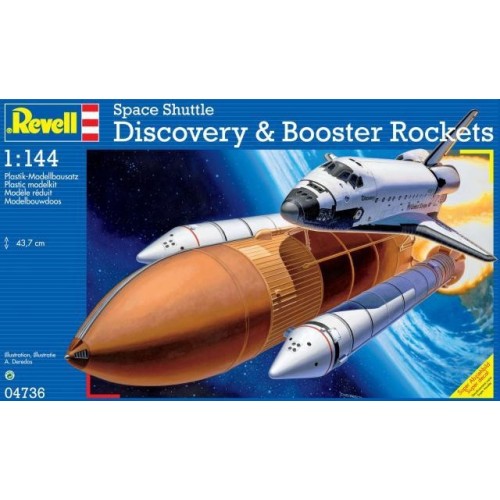 Самолёты Спейс шаттл Discovery & Booster Rockets 1:144