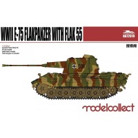 Немецкий тяжелый танк E-75 с пушкой FLAK 55 1:72