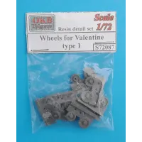 Катки для танка Valentine, тип 1 1:72