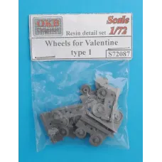 Катки для танка Valentine, тип 1 1:72