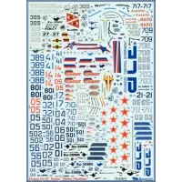 Su-27 family decals (BD72029) Масштаб: 1:72