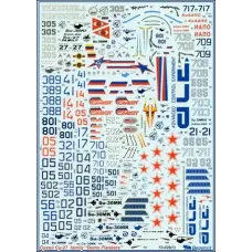 Su-27 family decals (BD72029) Масштаб: 1:72