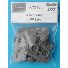 Опорные катки для танка T-90, поздний 1:72