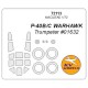 Маска для моделі літака P-40 B/C Warhawk (Trumpeter) 1:72