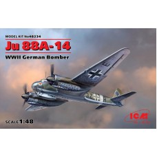 Немецкий бомбардировщик Ju 88A-14, 2 МВ 1:48