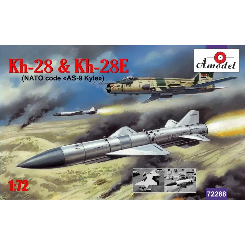 Збірна модель Ракети Х-28 і Х-28E (AMO72288) Масштаб: 1:72