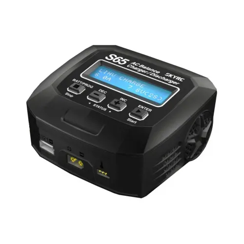 С блоком питания Зарядное устройство SkyRC S65 2-4S 6A/65W с/БП универсальное (SK-100152)