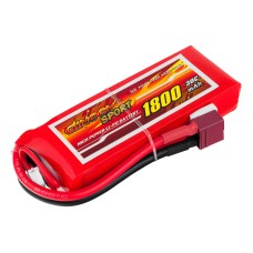 Аккумулятор Dinogy Li-Pol 1800mAh 7.4V 2S 30C 17x35x95мм T-Plug