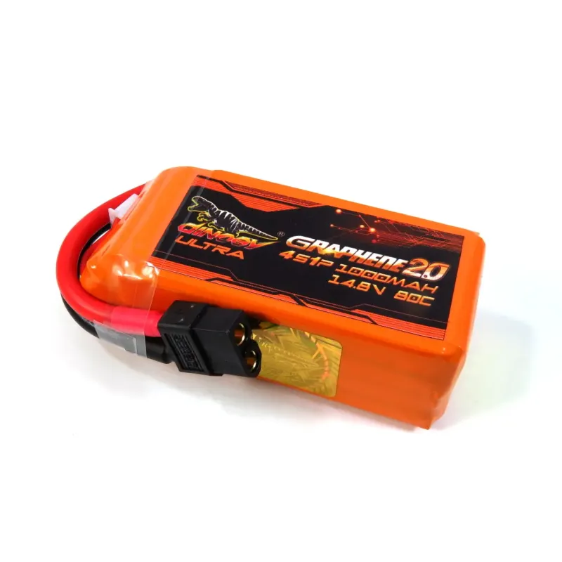 Аккумулятор Dinogy ULTRA G2.0 Li-Pol 1000mAh 14.8V 4S 80C XT60 76x27x34мм
