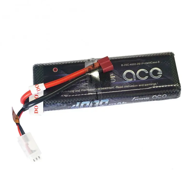 Аккумулятор Gens Ace LiPO 7,4 В 4000 мАч 2S 25C (B-25C-4000-2S1P-HardCase-8)