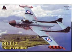 Реактивный палубный самолет "Sea Venom" 1:72