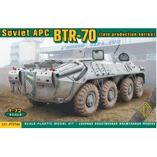 БТР-70 (позднего выпуска) 1:72