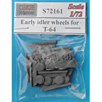 Направляющие колеса (ленивцы) для танка Т-64, ранние, 14 шт. 1:72