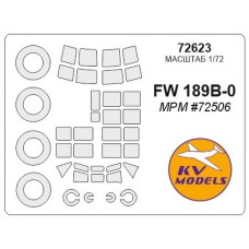 Маска для модели самолета Fw-189B-0 (MPM) 1:72