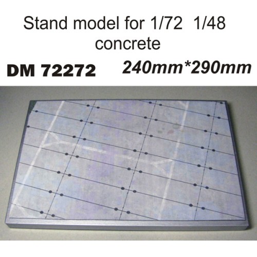 Додаткове обладнання Подставка для моделей авиации. Тема: Стоянка самолета, бетонка ( 290x240 мм)