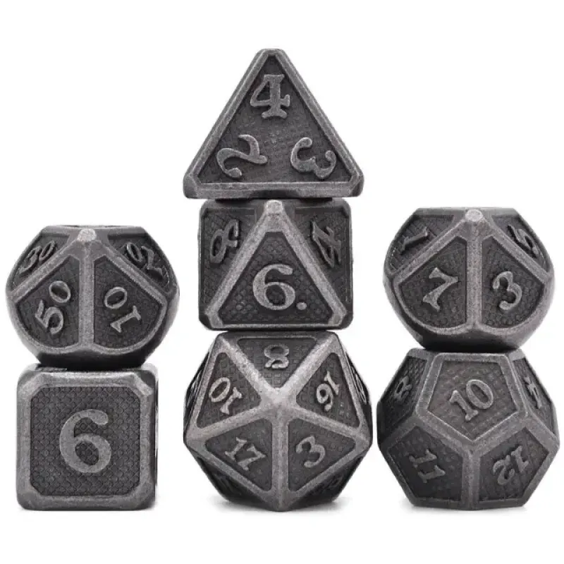 Набір металевих кубиків Ancient magic RPG 7 шт