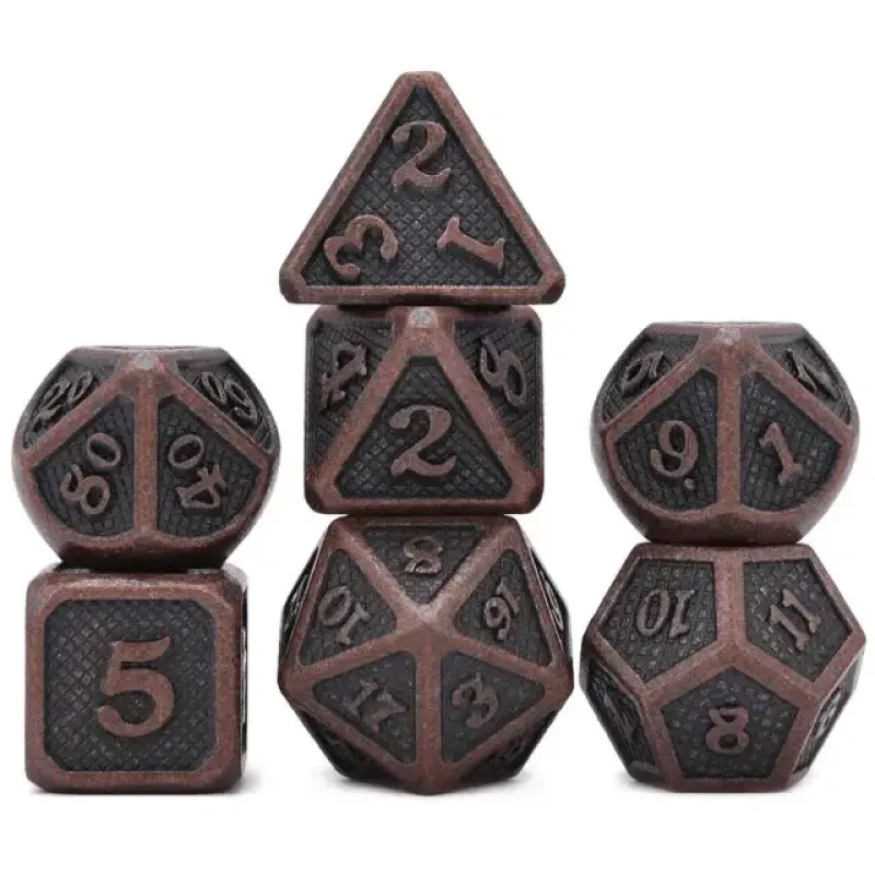 Набір металевих кубиків Ancient magic RPG 7 шт