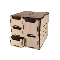 WO-1214 Модуль с ящиками узкий