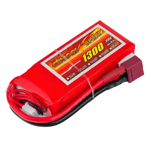 Акумулятори 11,1 V LiPo Аккумулятор Dinogy Li-Pol 1300mAh 11.1V 3S 30C 22x35x75мм T-Plug