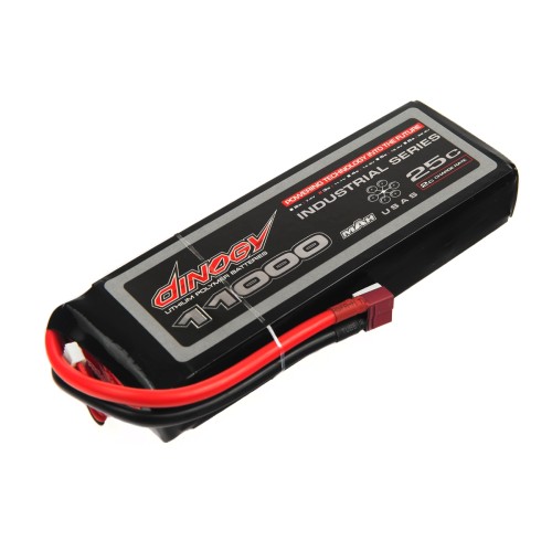 Акумулятори 11,1 V LiPo Аккумулятор Dinogy Li-Pol 11000mAh 11.1V 3S 25C 30x61x178мм T-Plug