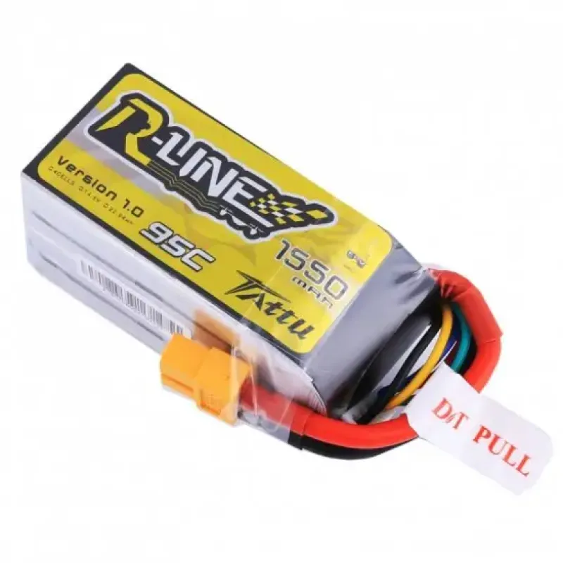 Аккумулятор Tattu R-Line LiPO 14,8 В 1550 мАч 4S 95C (TA-RL-95C-1550-4S1P)