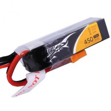 Аккумулятор Tattu LiPO 11,1 В 450 мАч 3S 75C удлиненный (TA-75C-450-3S1P-L)