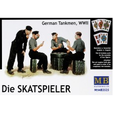 MB3525 Skatspieler WWII German tankmen 1:35