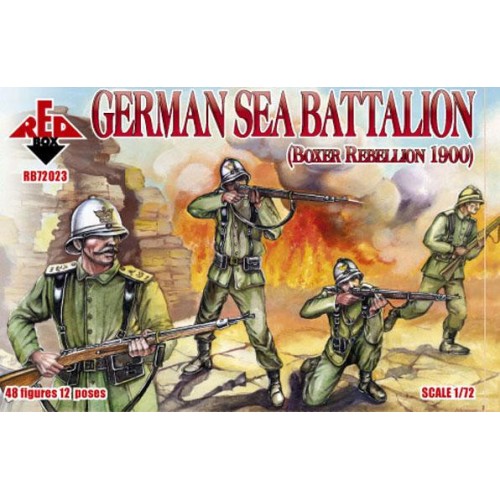 Фигуры и миниатюры German sea battalion, Boxer Rebellion 1900 1:72