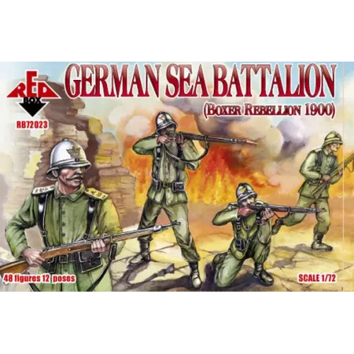 Фигуры и миниатюры German sea battalion, Boxer Rebellion 1900 1:72